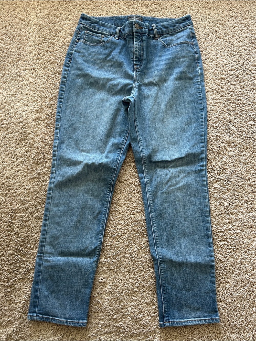 Chico's Light Blue Straight Leg Women's Jeans